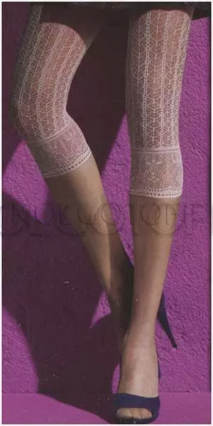 Капри сетчатые оптом OMSA Lace pantacapri vita bassa