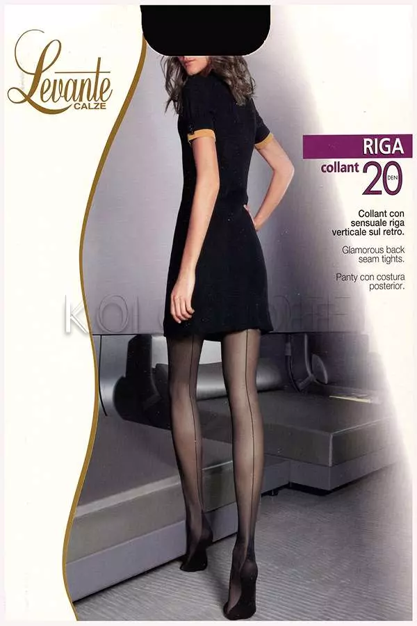 Колготки женские со швом оптом LEVANTE Riga 20