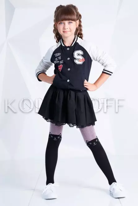 Колготки детские с хлопком оптом GIULIA D003 teen girl