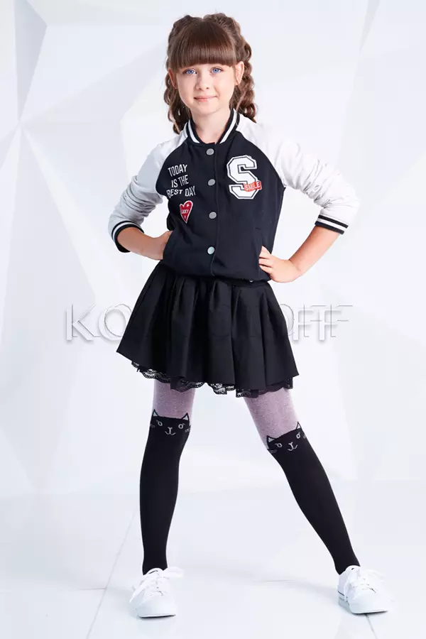 Колготки детские с хлопком оптом GIULIA D003 teen girl