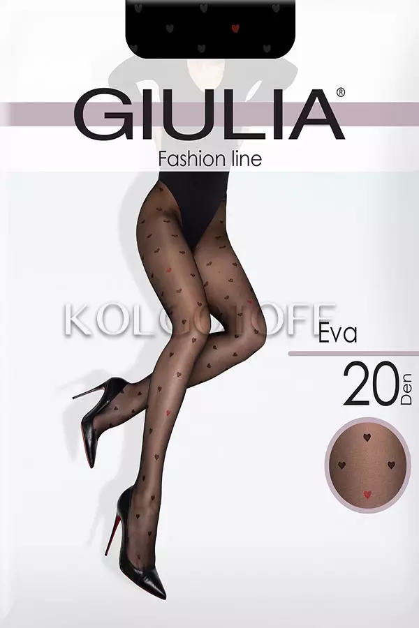 Колготки с узором оптом GIULIA Eva 20 model 1