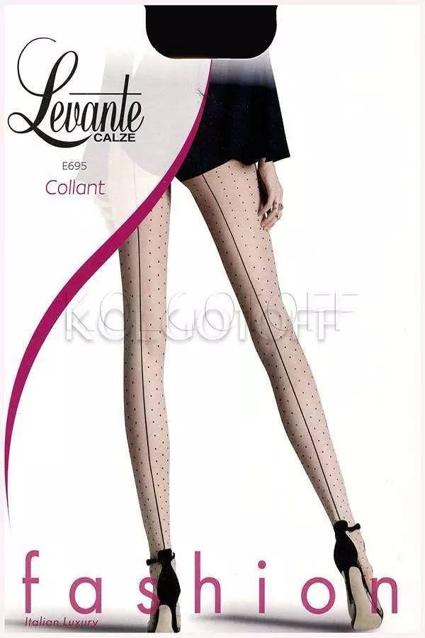 Колготки с узором оптом LEVANTE E695 Collant