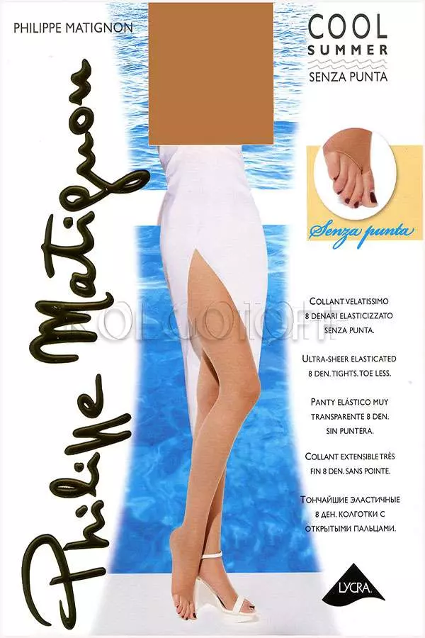 Колготки с открытыми пальцами оптом PHILIPPE MATIGNON Cool Summer Senza Punta 8