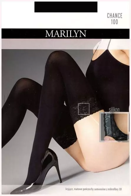 Чулки женские плотные оптом MARILYN Chance 100