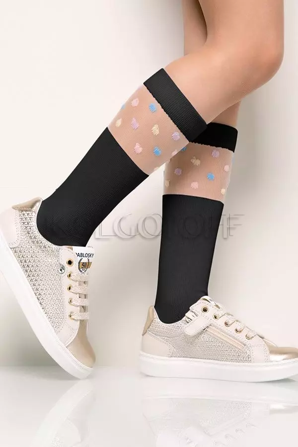 Детские хлопковые гольфы оптом GIULIA KGM-005