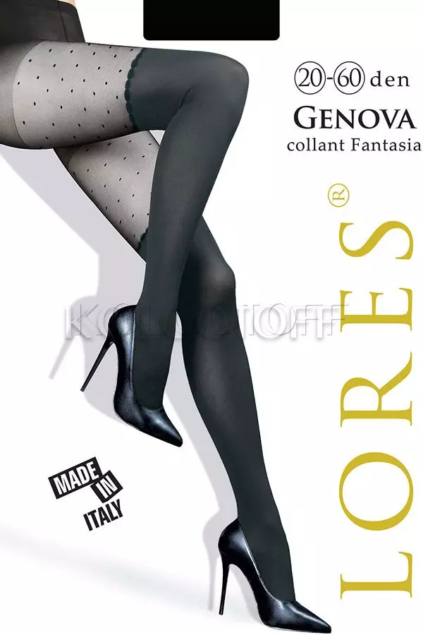 Колготки с имитацией чулок оптом LORES Genova 60/20