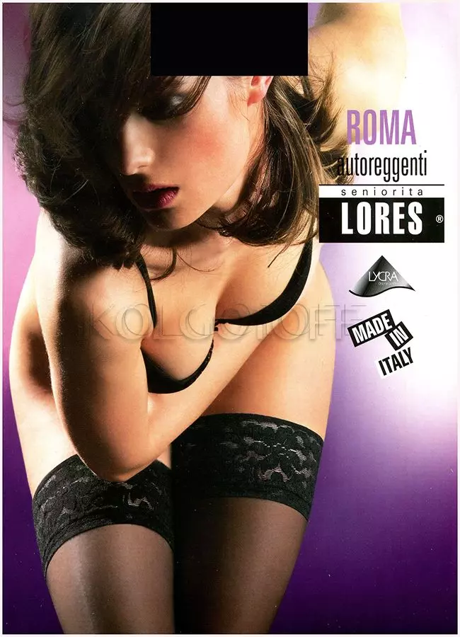 Чулки женские оптом LORES Roma 15 autoreggenti