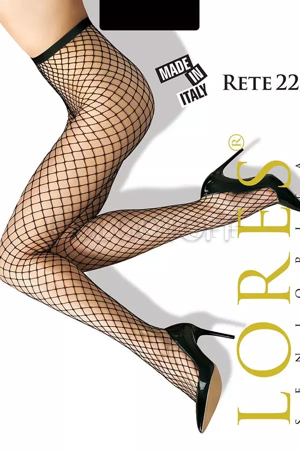 Колготки в крупную сетку оптом LORES Rete 22