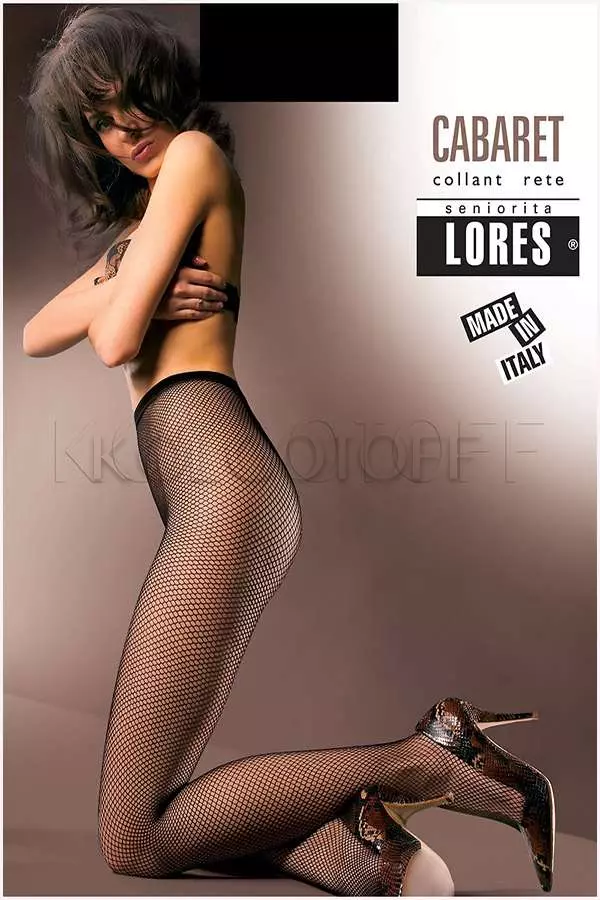 Колготки женские в сетку оптом Lores Cabaret Rete