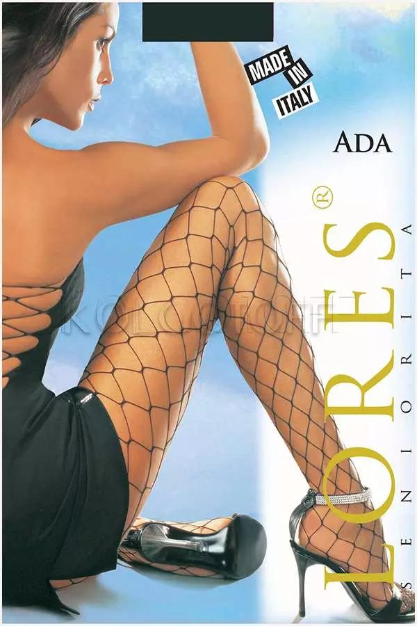 Колготки женские в крупную сетку оптом LORES Ada