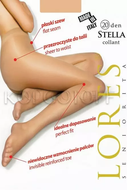 Колготки без шортиков оптом LORES Stella 20