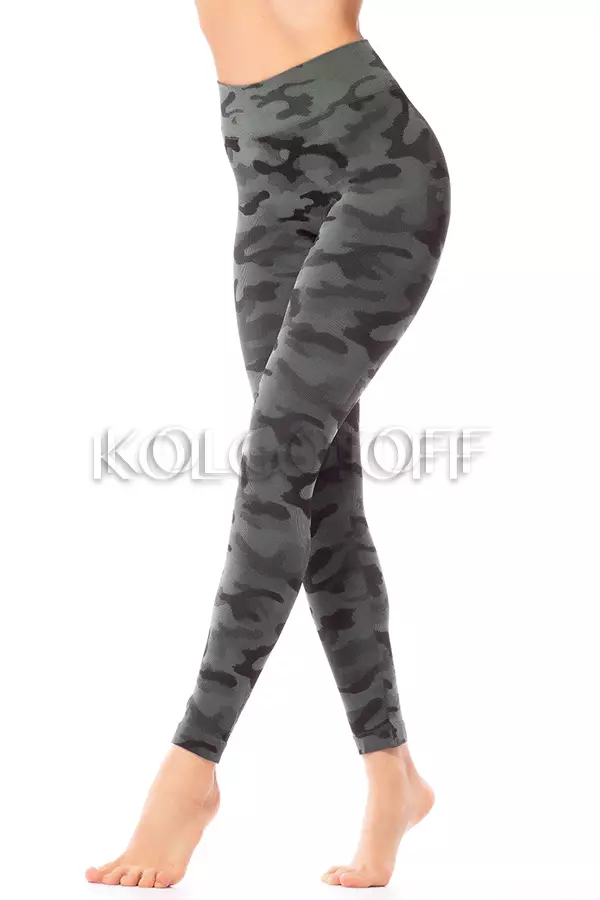 Леггинсы бесшовные оптом GIULIA Leggings Military