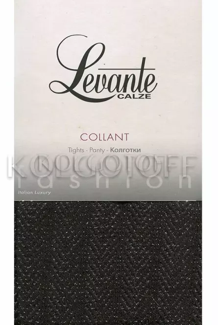 Колготки тёплые с люрексом оптом LEVANTE B05A Collant Cotton Lame