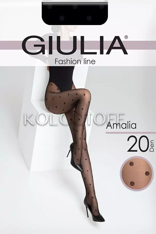 Колготки с узором оптом GIULIA Amalia 20 model 11