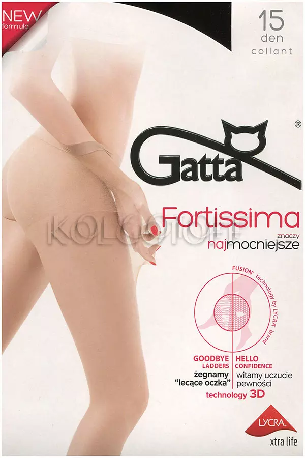 Колготки ультратонкие оптом GATTA Fortissima 15
