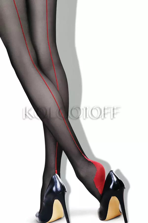 Колготки женские со швом оптом LORES Riga Rossa 20