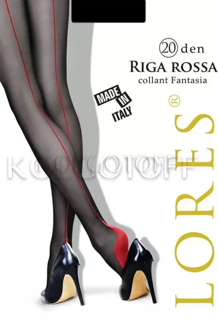 Колготки женские со швом оптом LORES Riga Rossa 20