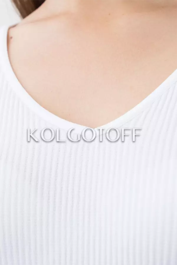 Пуловер бесшовный в рубчик оптом GIULIA MAGLIA RIB