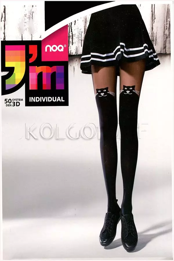 Колготки с имитацией чулок оптом KNITTEX I am Individual 50