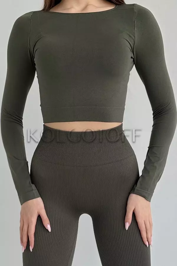 Бесшовная кофта оптом GIULIA CROP TOP