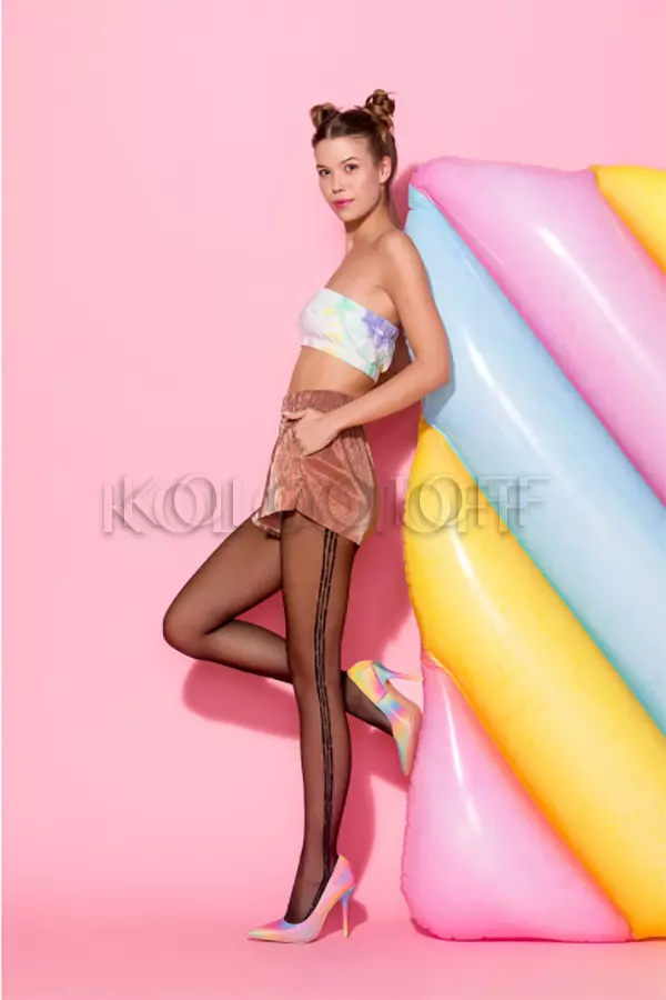 Женские колготки с узором оптом GABRIELLA Kaya 20