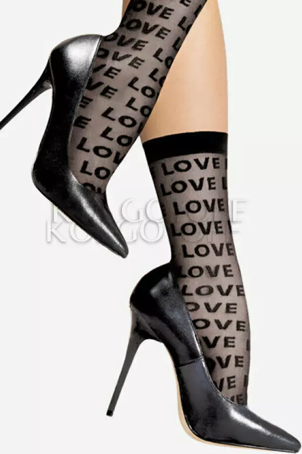 Носки женские с узором оптом LORES Love 20 calzino