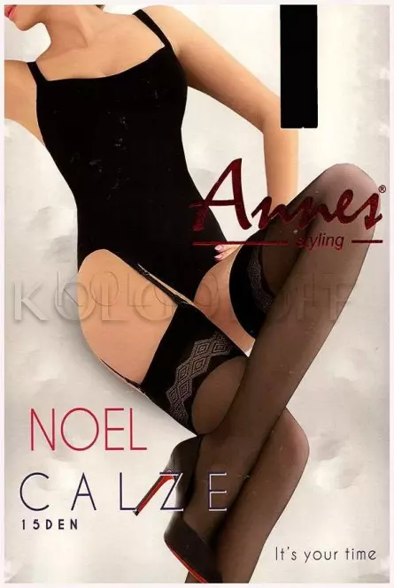 Чулки под пояс оптом ANNES Noel 15