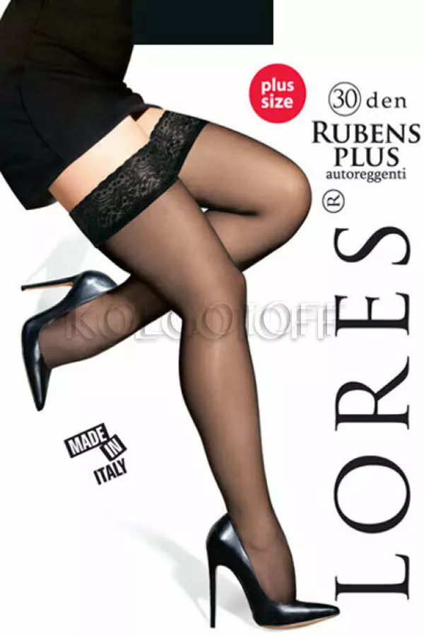 Чулки большого размера оптом LORES Rubens Plus 30
