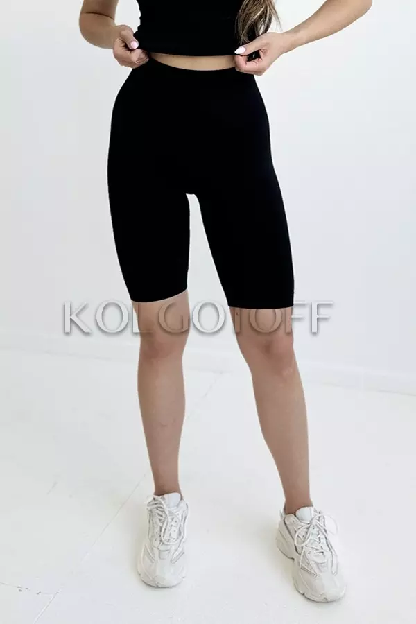 Бесшовные велосипедки оптом с широким поясом GIULIA TRACKS Energy