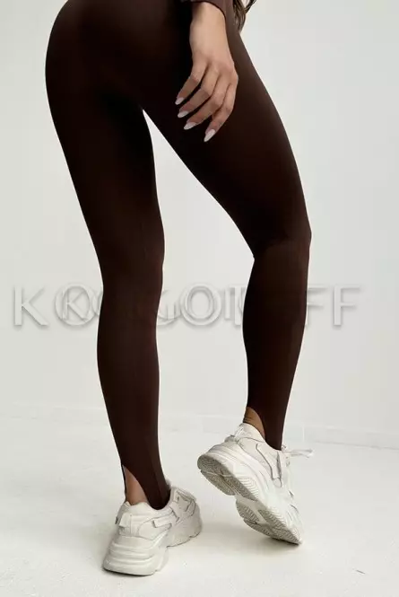 Лосины плотные бесшовные со штрипками оптом TM KOLGOTOFF Leggings Straps 02