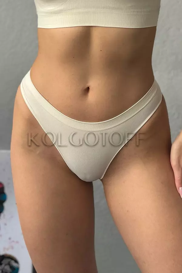 Бесшовные трусики-бразилиана оптом TM KOLGOTOFF Brasiliana Basic