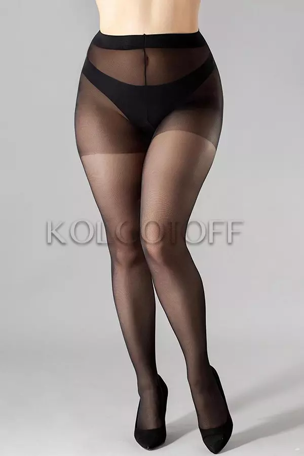 Колготки женские большого размера GIULIA Positive Look 40 XXL