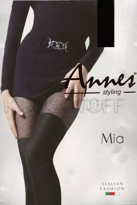 Колготки с имитацией чулок оптом ANNES Mia 60