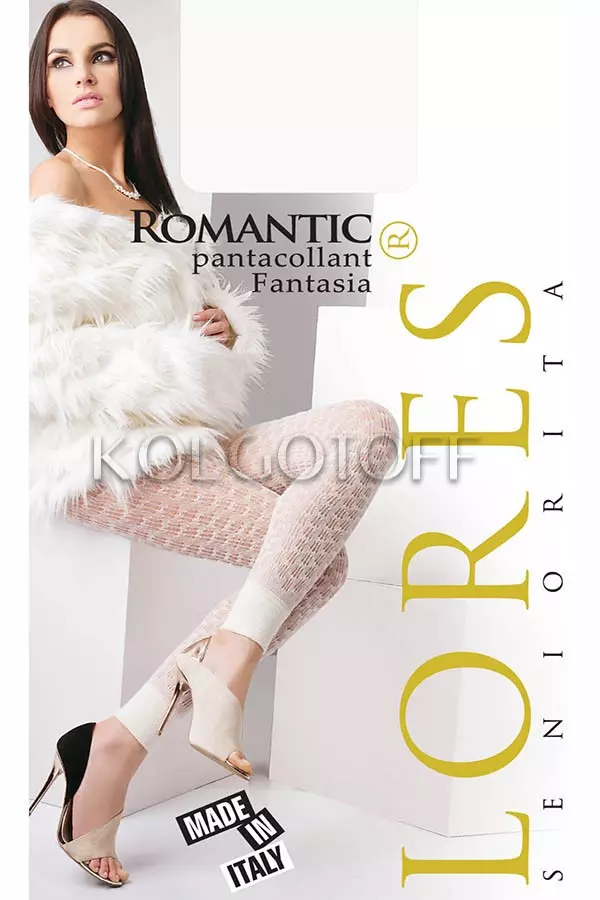Легинсы ажурные оптом LORES Romantic Pantacollant Fantasia
