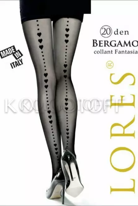 Колготки с узором оптом LORES Bergamo 20