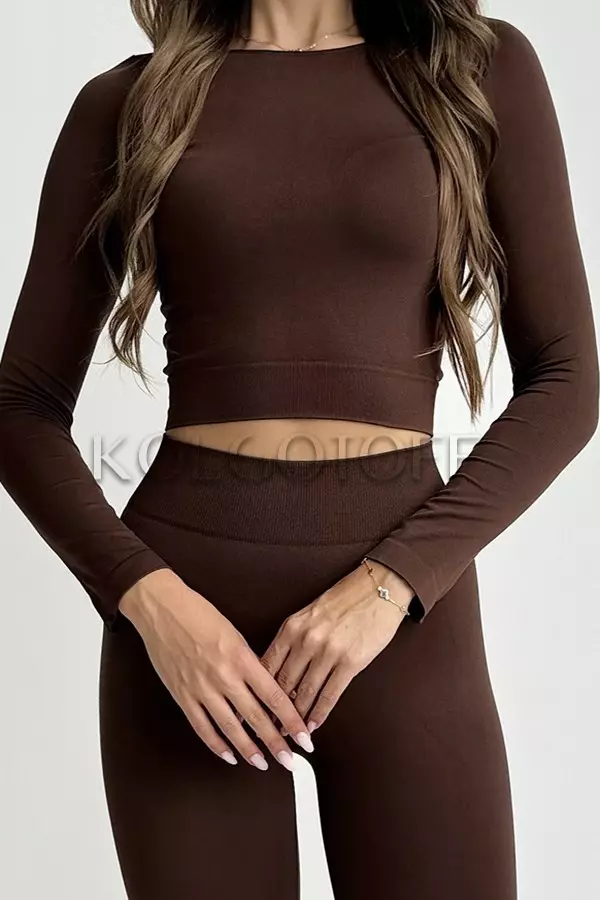 Бесшовная кофта оптом KOLGOTOFF CROP TOP