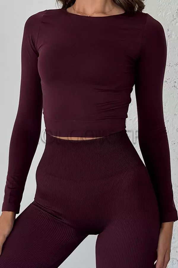 Бесшовная кофта оптом KOLGOTOFF CROP TOP