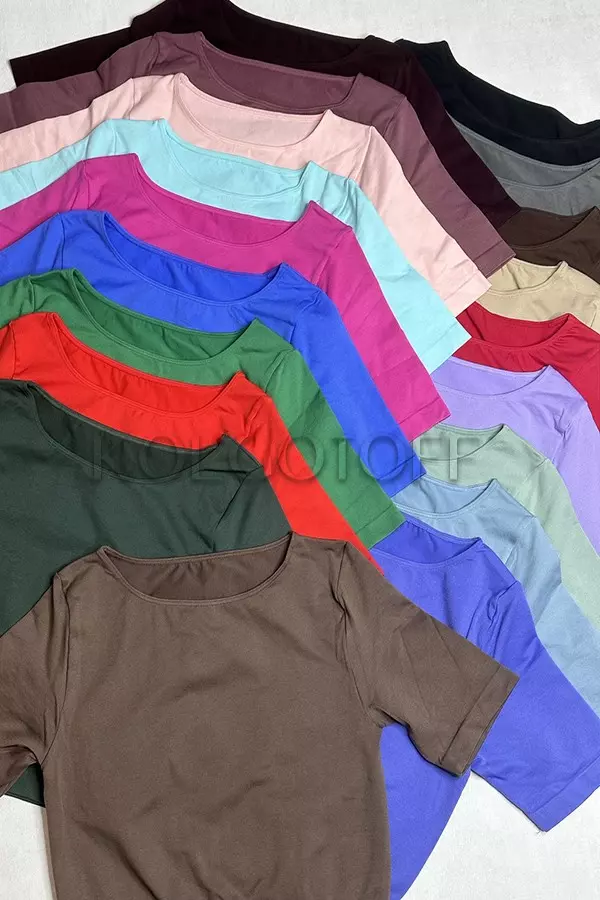 Бесшовная футболка оптом KOLGOTOFF Crop T-Shirt