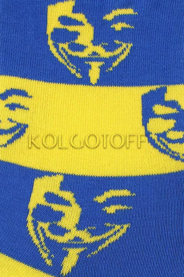 Носки хлопковые  с узором оптом MARILYN Anonymus