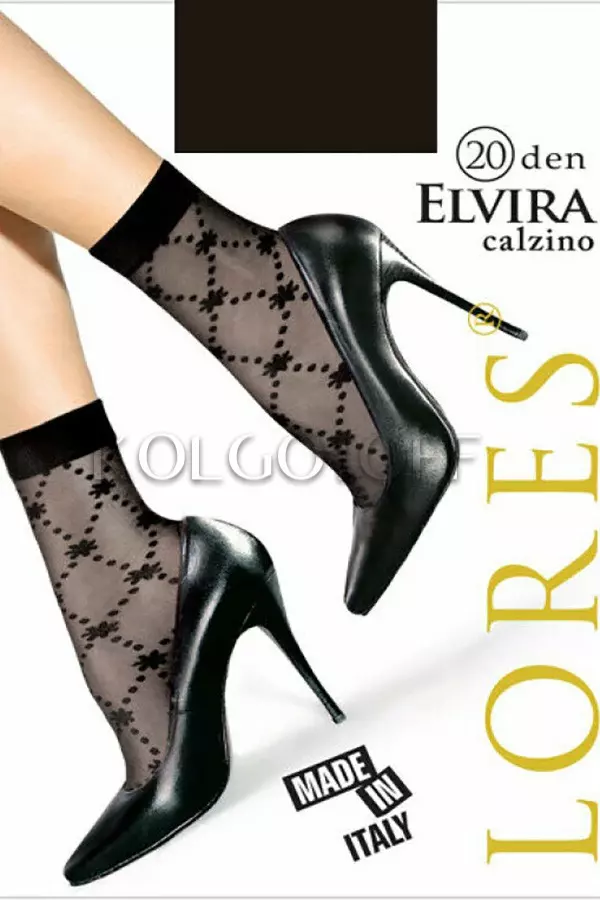 Носки женские с узором оптом LORES Elvira 20 calzino