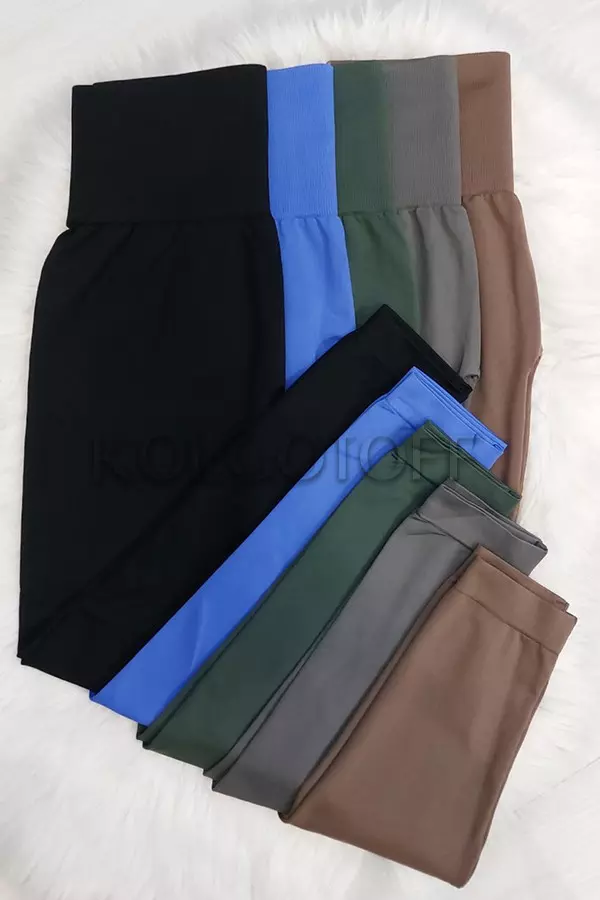 Бесшовные лосины с широким поясом оптом KOLGOTOFF Leggings High Waisted