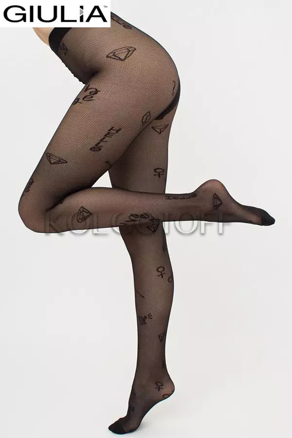 Колготки с узором оптом GIULIA Influence 40 model 2