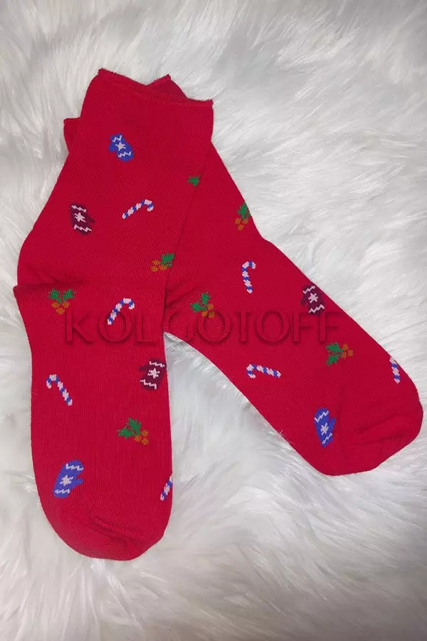 Носки женские с узором оптом LEVANTE Natale Missy calzino