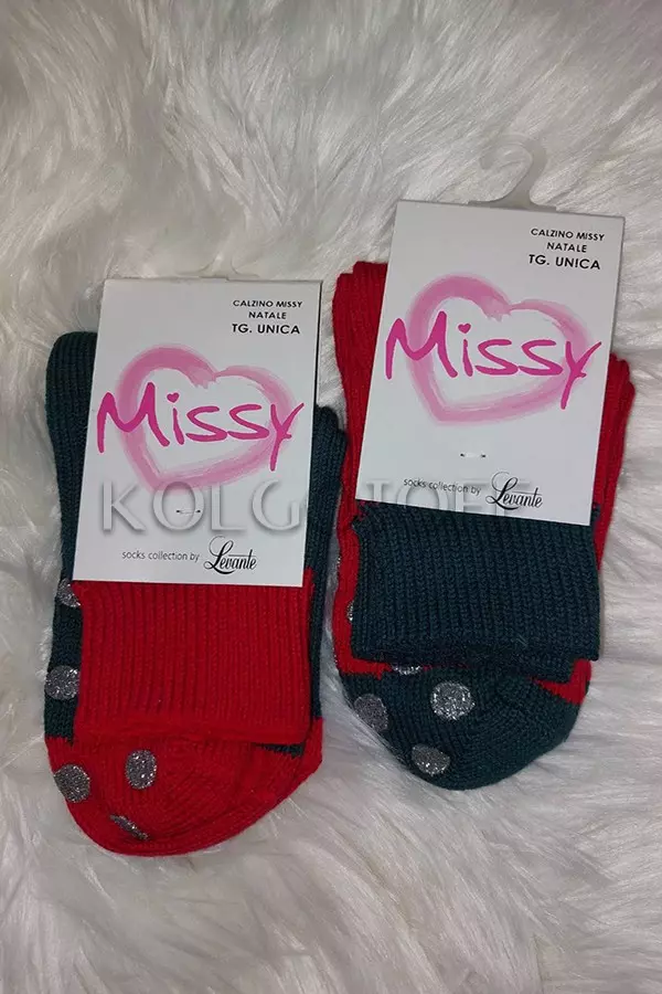 Носки женские оптом LEVANTE Natale Missy calzino ABS