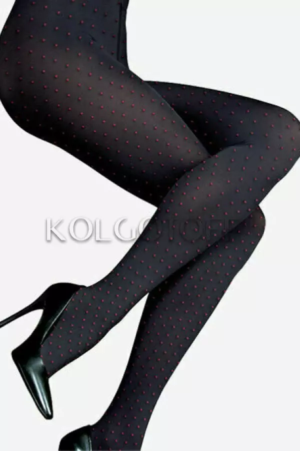 Колготки с узором в точку оптом LORES Segreto 40
