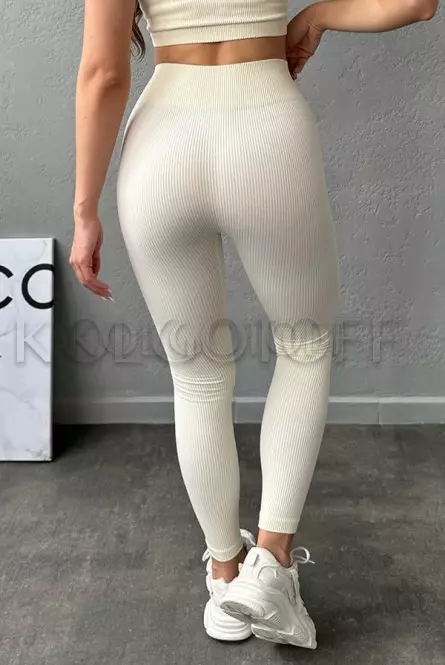 Леггинсы бесшовные в рубчик оптом KOLGOTOFF Leggings Basic Ribbed