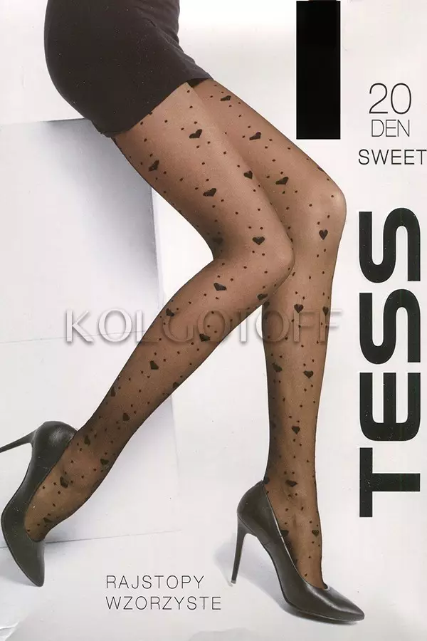Колготки с узором оптом TESS Sweet 20