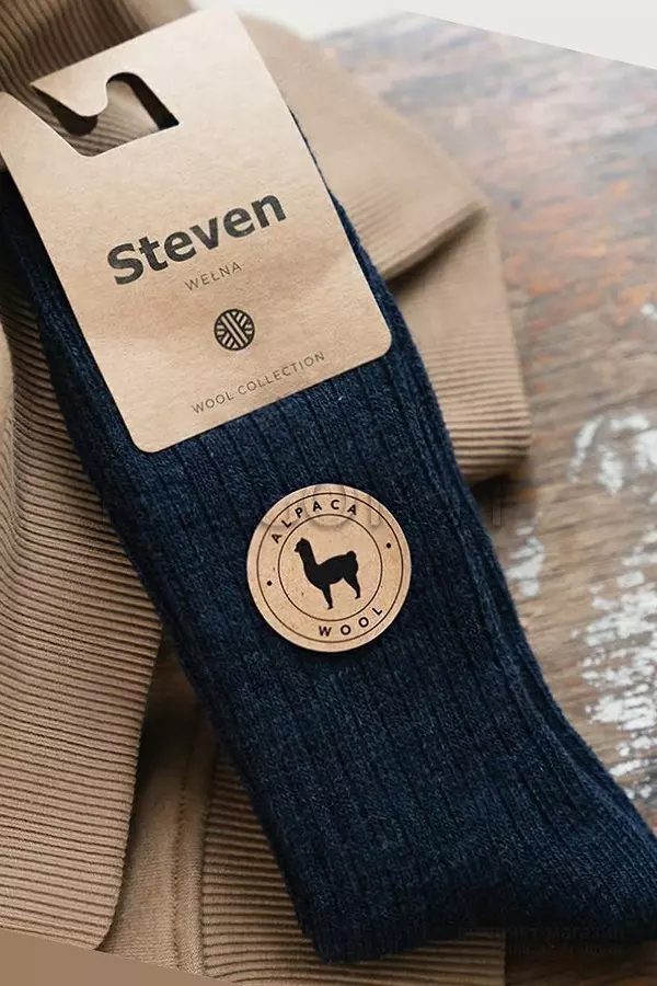 Носки из шерсти альпаки оптом STEVEN ART 044