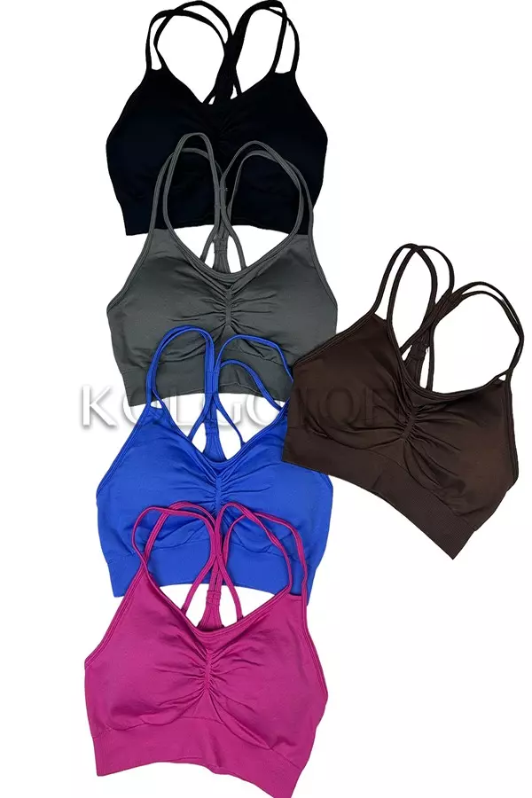 Бесшовный спортивный топ оптом TM KOLGOTOFF TOP Define Seamless