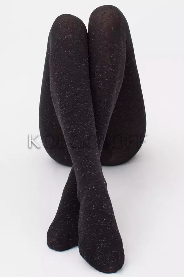 Колготки тёплые с люрексом оптом GIULIA Soft Cotton LUREX